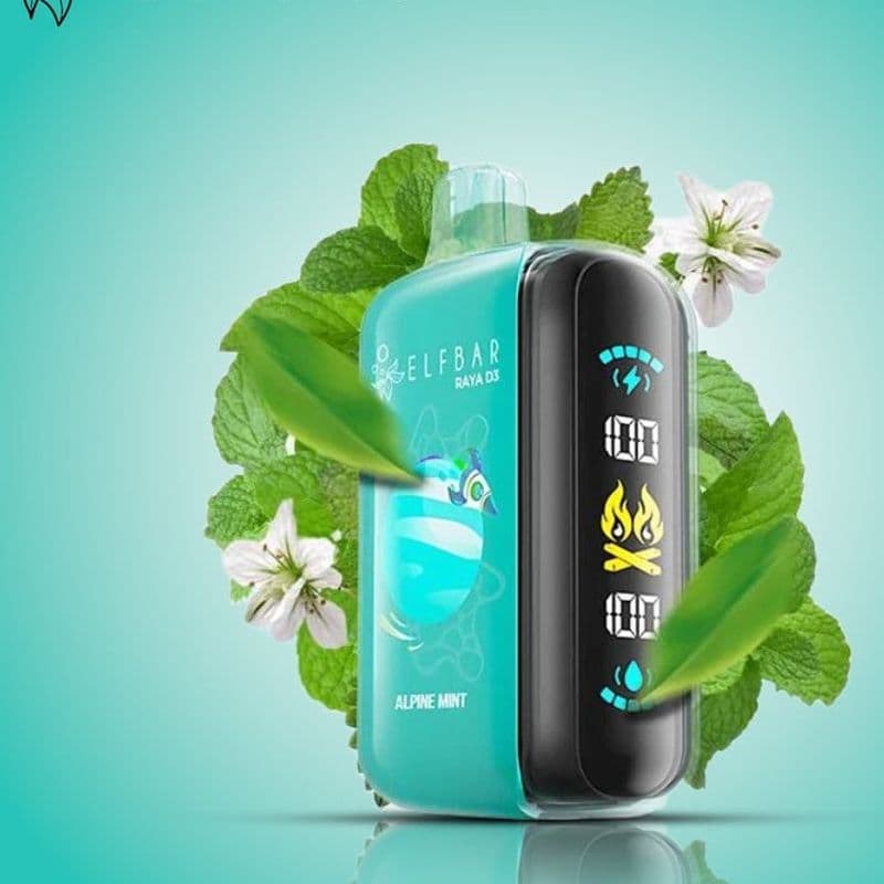 Alpine Mint - Elf Bar Raya D3 25000 Puffs - Dally Vapes