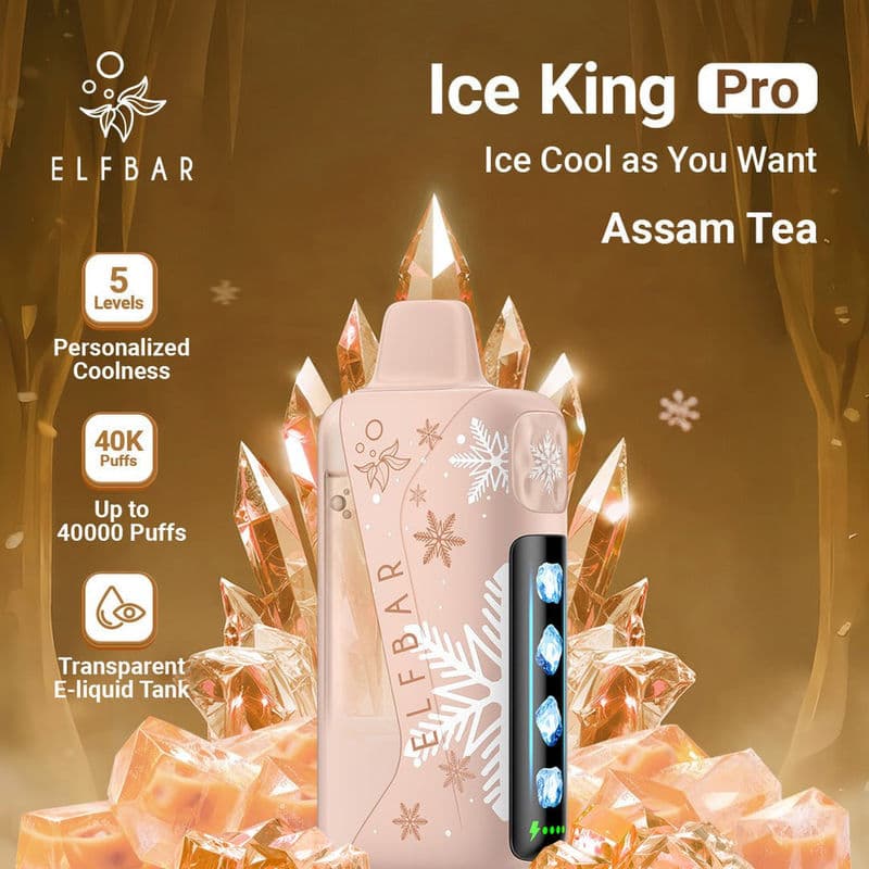 Assam Tea Elf Bar Ice King Pro 40000 Puffs - Dally Vapes
