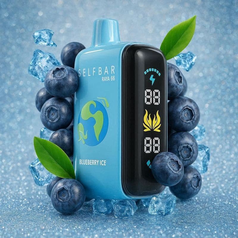 Blueberry Ice - Elf Bar Raya D3 25000 puffs - Dally Vapes