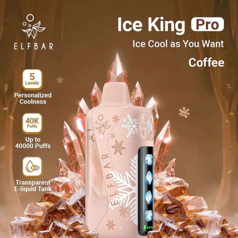 Coffee Elf Bar Ice King Pro 40000 Puffs - Dally Vapes