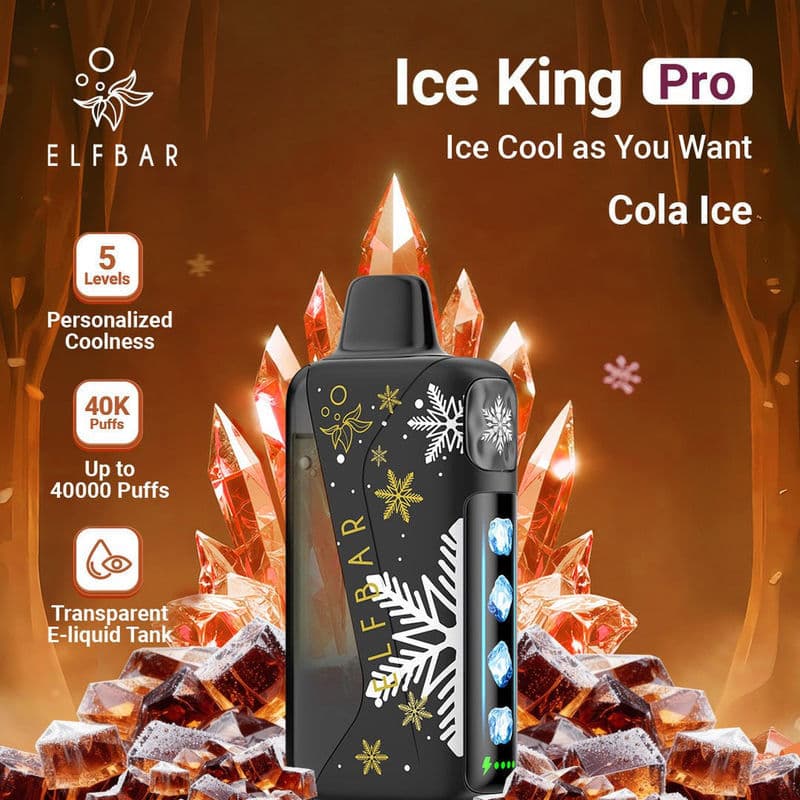 Cola Ice Elf Bar Ice King Pro 40000 Puffs - Dally Vapes