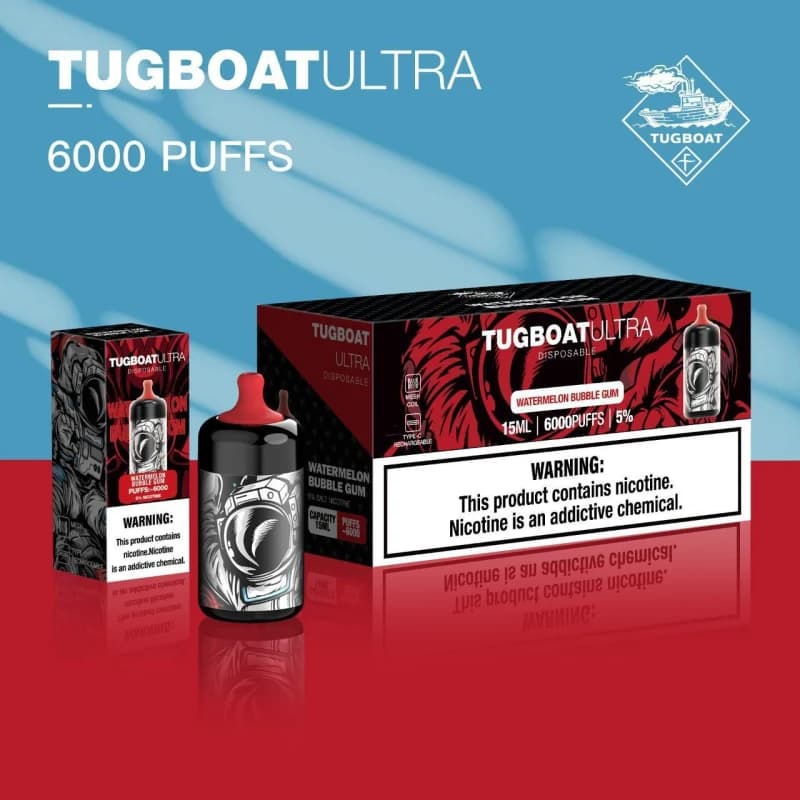 Tugboat Ultra – Watermelon Bubblegum Tugboat Ultra – Watermelon Bubblegum - Dally Vapes