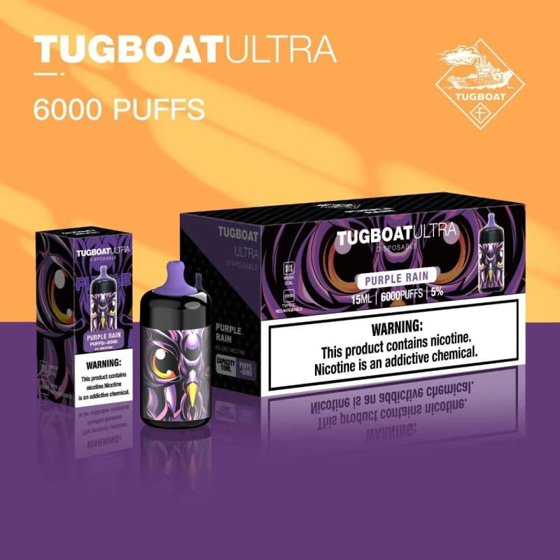 Tugboat Ultra 6000 puffs-Purple Rain Tugboat Ultra 6000 puffs-Purple Rain - Dally Vapes