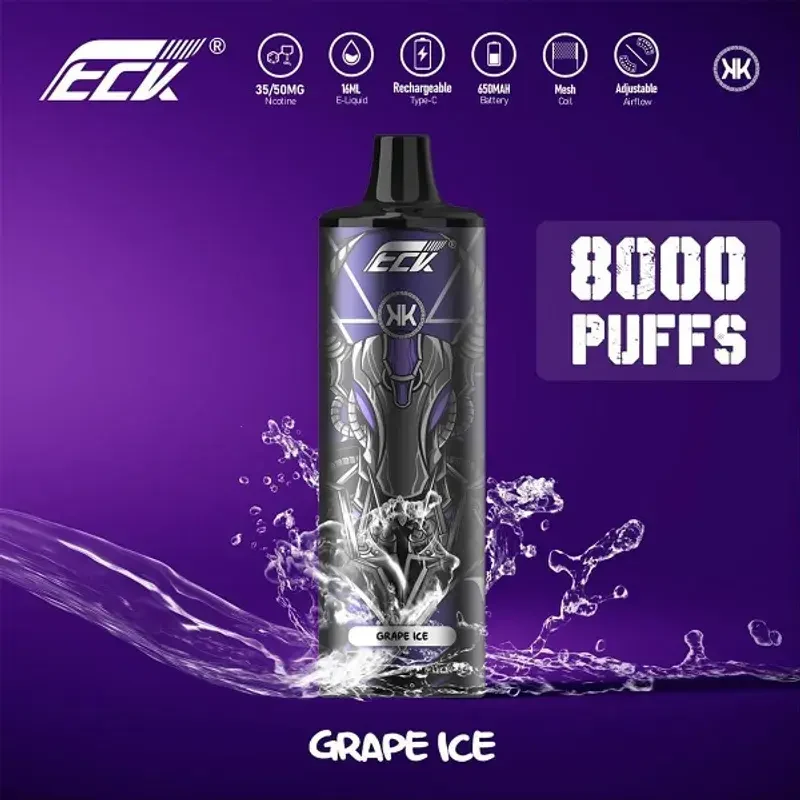 KK Energy 8000 puffs – Grape Ice KK Energy 8000 puffs – Grape Ice - Dally Vapes