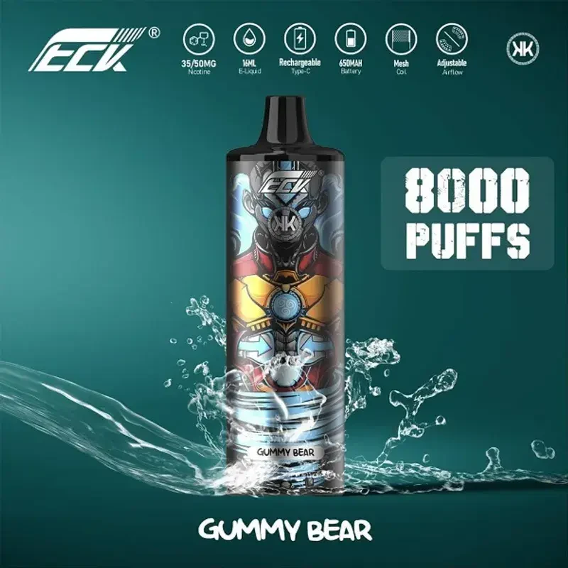 KK Energy 8000 puffs – Gummy Bear KK Energy 8000 puffs – Gummy Bear - Dally Vapes