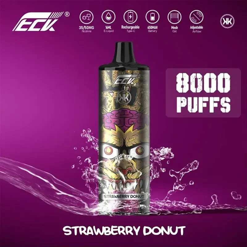 KK Energy 8000 puffs – Strawberry Donut KK Energy 8000 puffs – Strawberry Donut - Dally Vapes