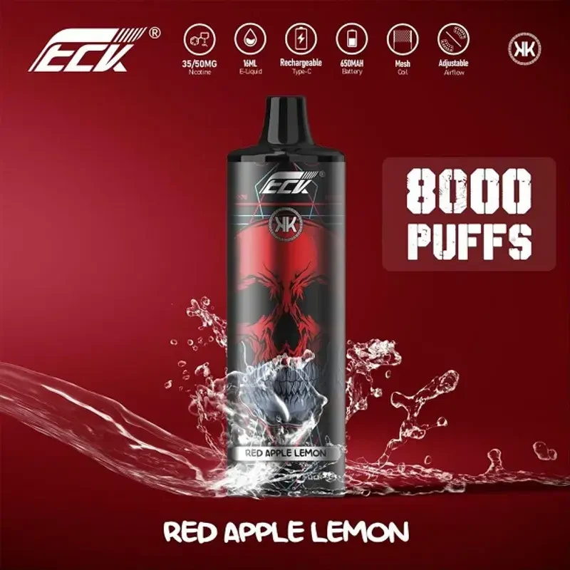 KK Energy 8000 puffs-Red Apple Lemon KK Energy 8000 puffs-Red Apple Lemon - Dally Vapes