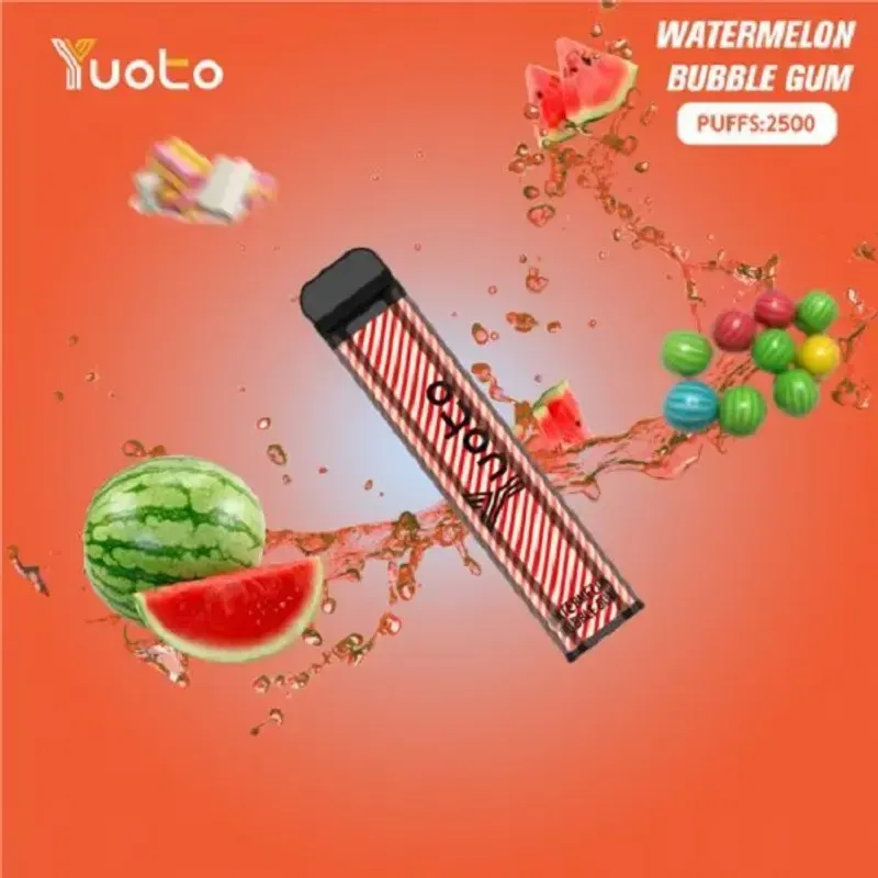 Yuoto XXL 2500 Puffs-Watermelon Bubble Gum Yuoto XXL 2500 Puffs-Watermelon Bubble Gum - Dally Vapes