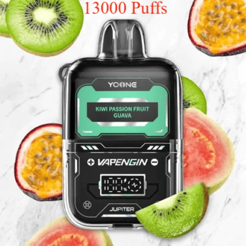 Kiwi Passion Fruit Guava-Vapengin Jupiter 13000 Puffs Kiwi Passion Fruit Guava-Vapengin Jupiter 13000 Puffs - Dally Vapes