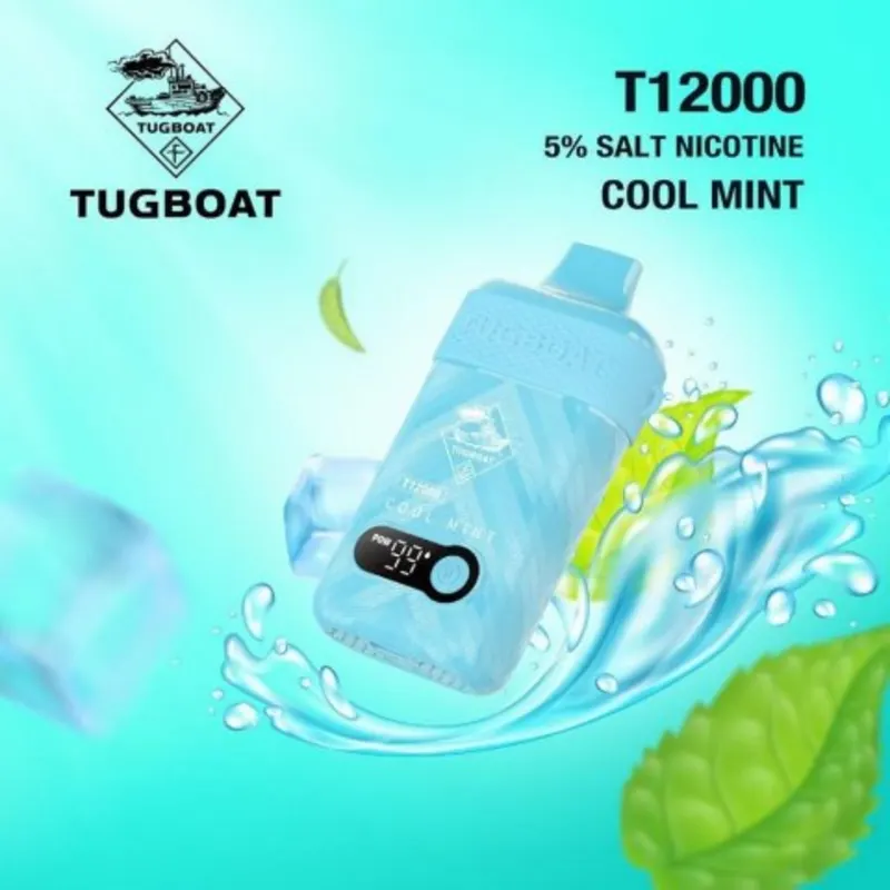 Cool Mint- Tugboat T12000 Cool Mint- Tugboat T12000 - Dally Vapes