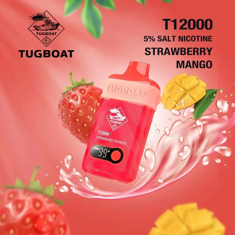 Strawberry Mango-Tugboat T12000  Strawberry Mango-Tugboat T12000  - Dally Vapes