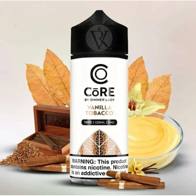Vanilla tobacco-Core by Dinner Lady Vanilla tobacco-Core by Dinner Lady - Dally Vapes