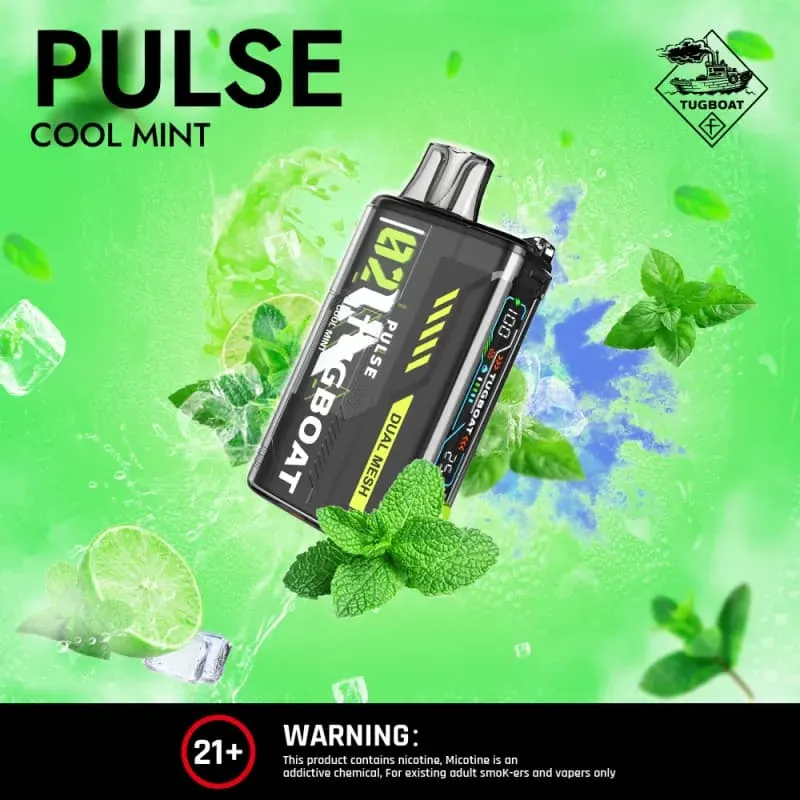 Cool Mint-Tugboat Pulse 20000 Cool Mint-Tugboat Pulse 20000 - Dally Vapes