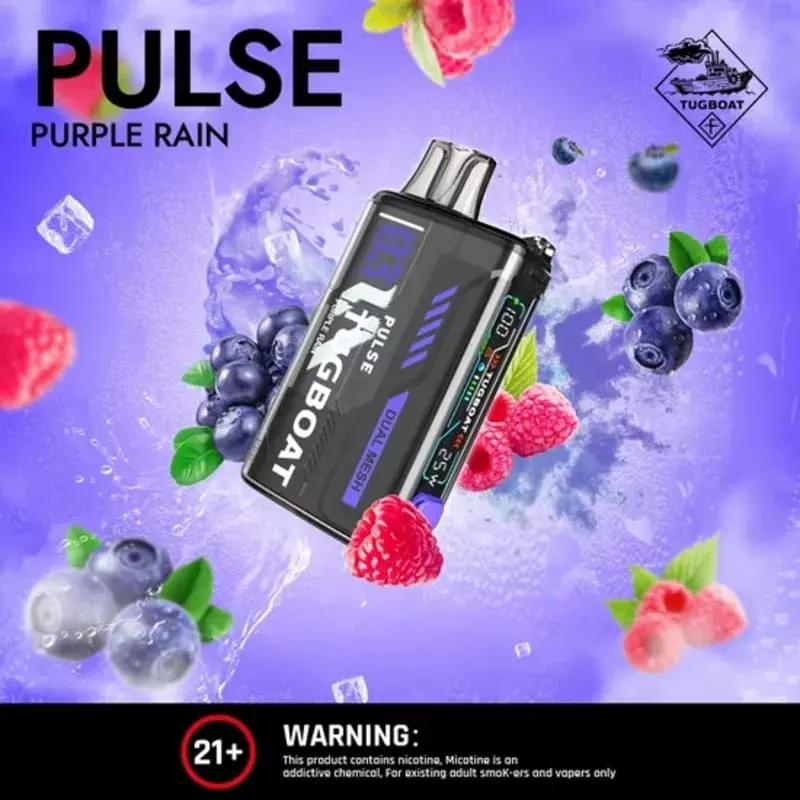 Purple Rain-Tugboat Pulse 20000 Puffs Purple Rain-Tugboat Pulse 20000 Puffs - Dally Vapes