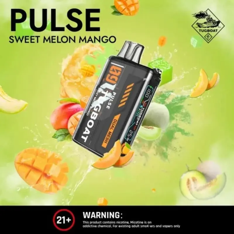 Sweet Mango Melon-Tugboat Pulse 20000 Puffs Sweet Mango Melon-Tugboat Pulse 20000 Puffs - Dally Vapes