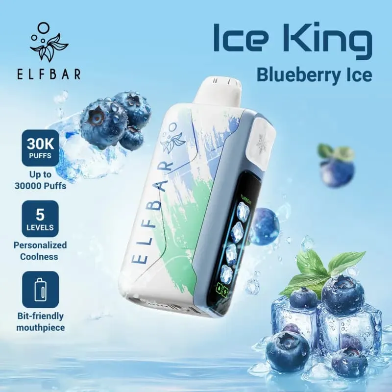 Blueberry Ice-Elfbar Ice King 30000 Blueberry Ice-Elfbar Ice King 30000 - Dally Vapes