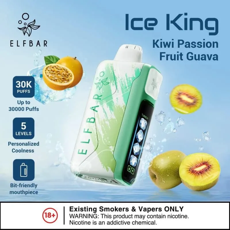 Kiwi Passion Fruit- Elfbar Ice King 30000 Kiwi Passion Fruit- Elfbar Ice King 30000 - Dally Vapes