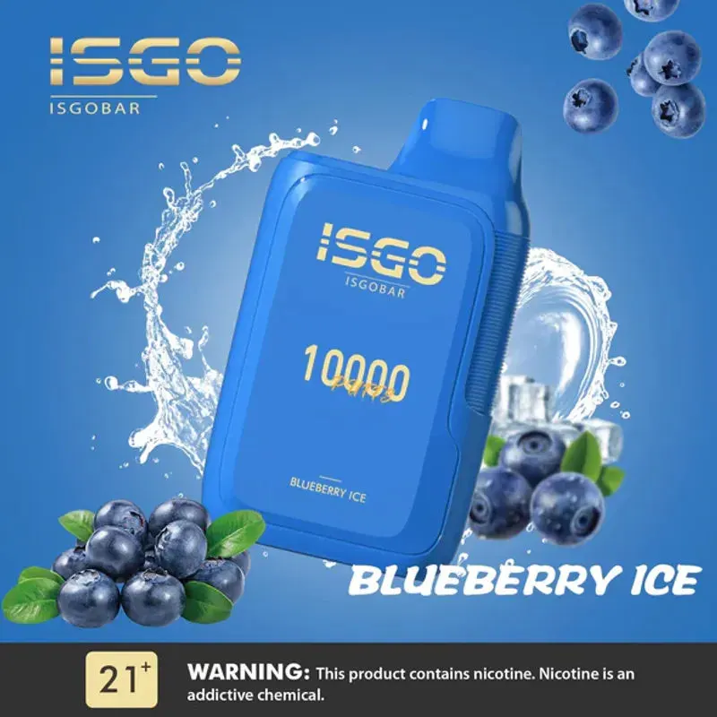Blueberry Ice-ISGO BAR 10000 Puffs Blueberry Ice-ISGO BAR 10000 Puffs - Dally Vapes