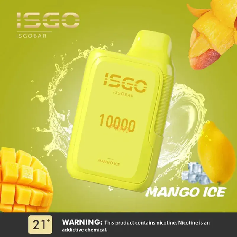 Mango Ice-ISGO BAR 10000 Puffs Mango Ice-ISGO BAR 10000 Puffs - Dally Vapes