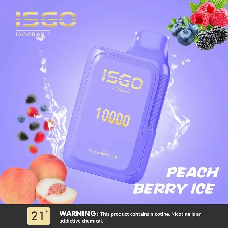 Peach Berry-ISGO BAR 10000 Puffs Peach Berry-ISGO BAR 10000 Puffs - Dally Vapes
