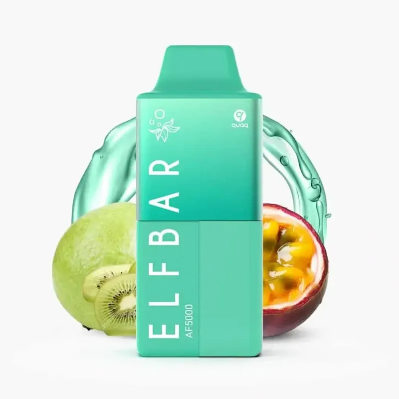 Kiwi Passion Fruit Guava-Elfbar AF5000 Kiwi Passion Fruit Guava-Elfbar AF5000 - Dally Vapes
