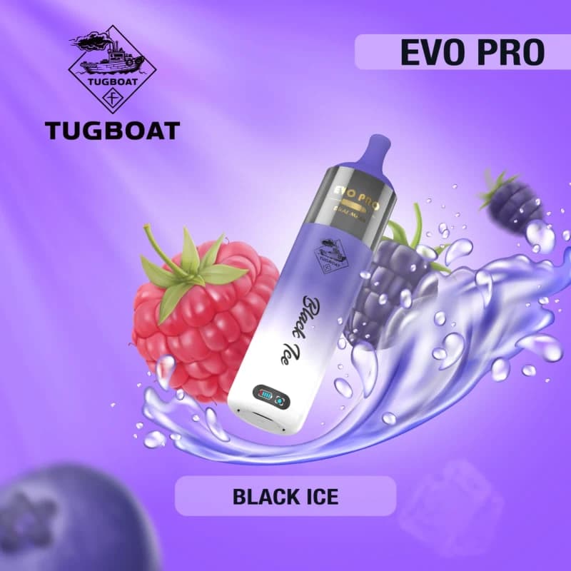 Black Ice- Tugboat Evo 15000 puffs Black Ice- Tugboat Evo 15000 puffs - Dally Vapes