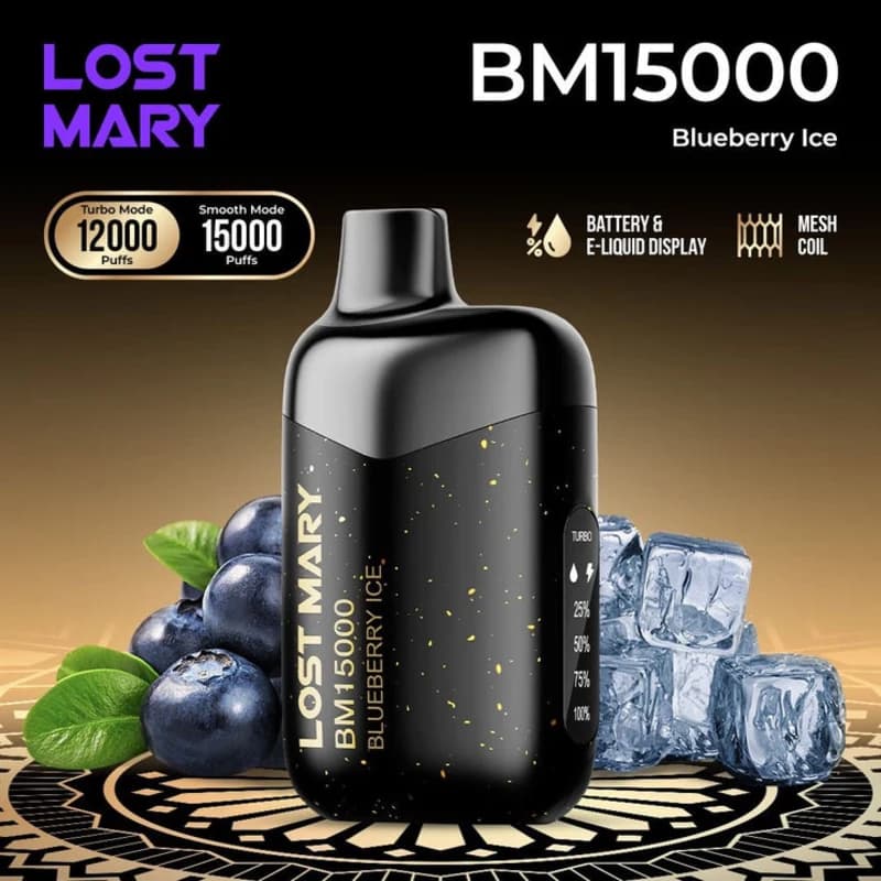 Blueberry Ice- Lost Mary BM15000 Blueberry Ice- Lost Mary BM15000 - Dally Vapes
