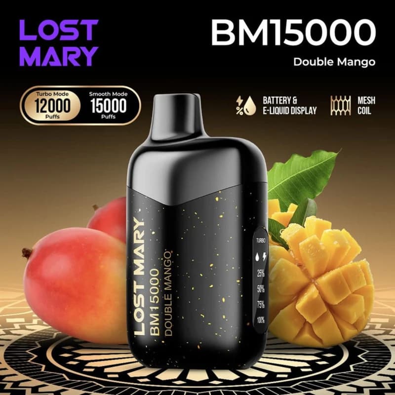 Double Mango - Lost Mary BM-15000 Puffs Double Mango - Lost Mary BM-15000 Puffs - Dally Vapes