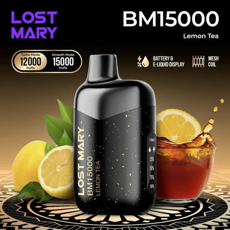 Lemon Tea- Lost Mary BM - 15000 Puffs Lemon Tea- Lost Mary BM - 15000 Puffs - Dally Vapes