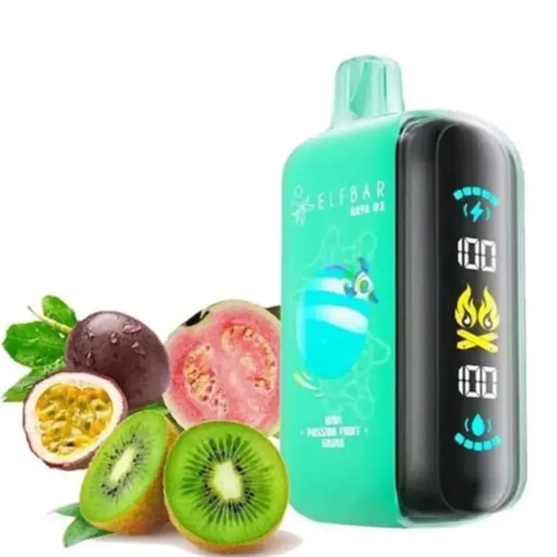 Kiwi Passion Fruit Guava - Elf Bar Raya D3 25000 Puffs Kiwi Passion Fruit Guava - Elf Bar Raya D3 25000 Puffs - Dally Vapes