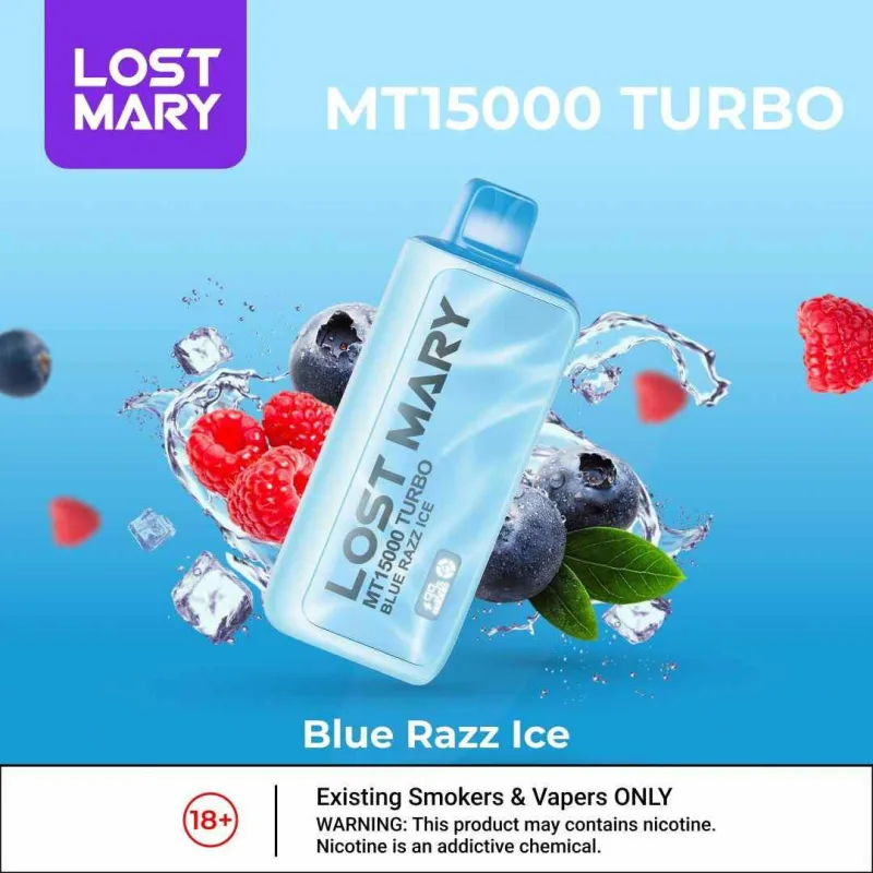 Blue Razz - Lost Mary MT 15000 Puffs Blue Razz - Lost Mary MT 15000 Puffs - Dally Vapes