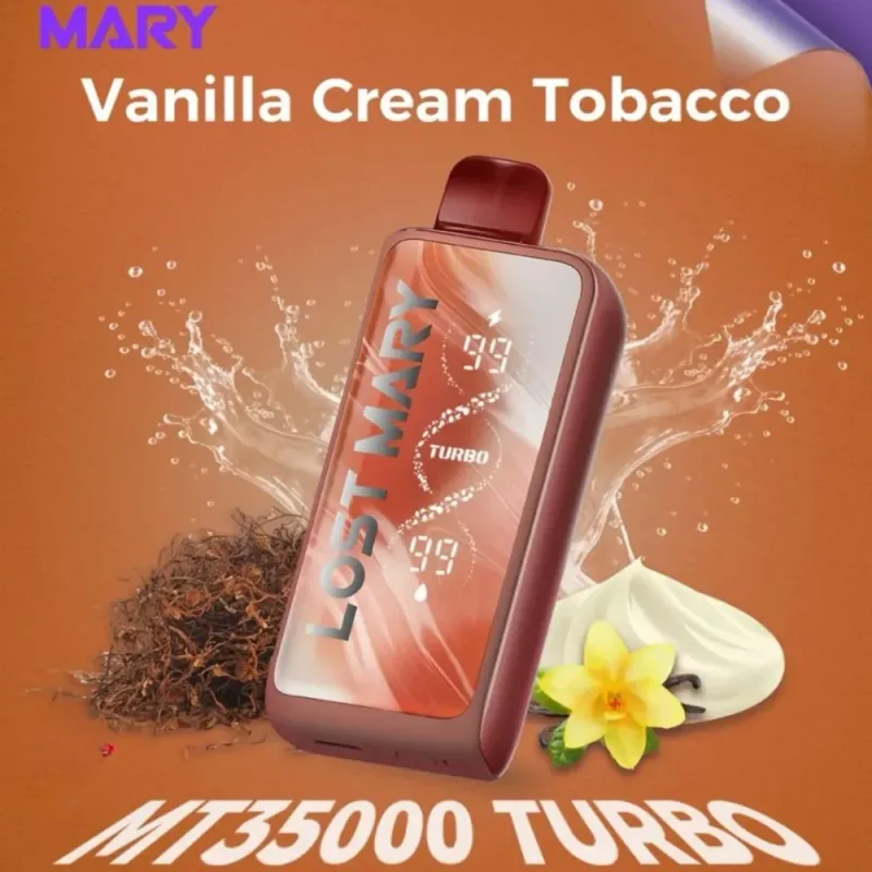 Vanilla Cream Tobacco - Lost Mary MT 35000 Puffs Vanilla Cream Tobacco - Lost Mary MT 35000 Puffs - Dally Vapes