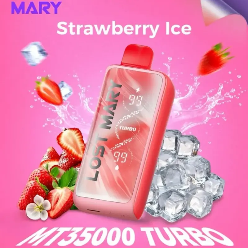 Strawberry Ice - Lost Mary MT 35000 Puffs Strawberry Ice - Lost Mary MT 35000 Puffs - Dally Vapes