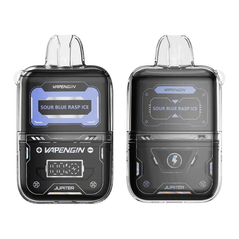 Sour Blue Rasp Ice - Vapengin Jupiter Plus 13000 Puffs Sour Blue Rasp Ice - Vapengin Jupiter Plus 13000 Puffs - Dally Vapes