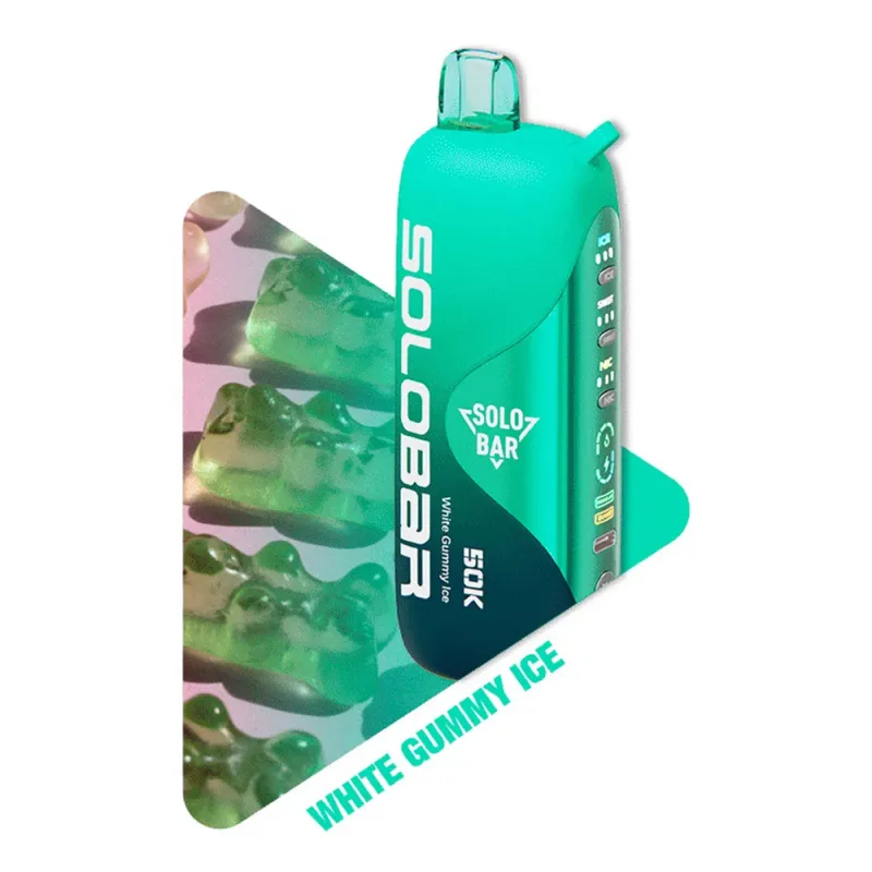 White Gummy Ice - Solo Bar 50000 Puffs White Gummy Ice - Solo Bar 50000 Puffs - Dally Vapes