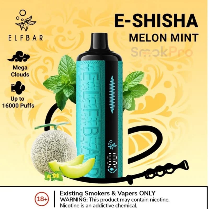 Melon Mint - Elf Bar E-Shisha 16000 Puffs Melon Mint - Elf Bar E-Shisha 16000 Puffs - Dally Vapes